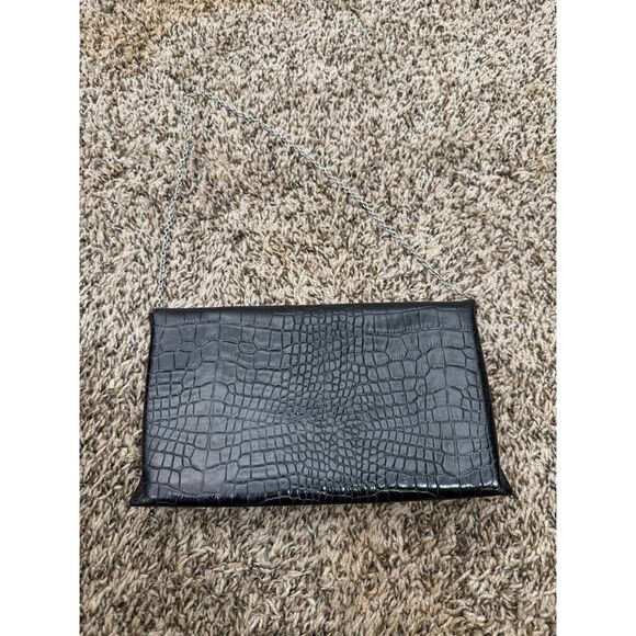 BCBG Maxazria Faux Snakeskin Clutch 9.5x5.5 Envelope Y2k Shoulder Bag - Picture 5 of 8